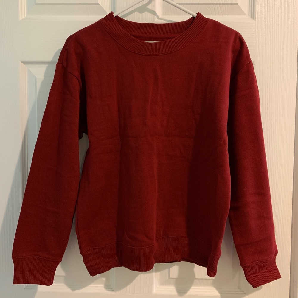 Urban Outfitters red sweatshirt